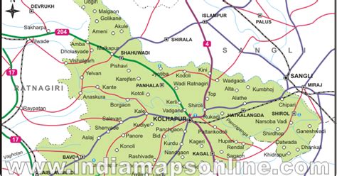 chinchwa.blogspot.in: kolhapur district map