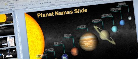 Animated Solar System PowerPoint Template for Science & Astronomy ...