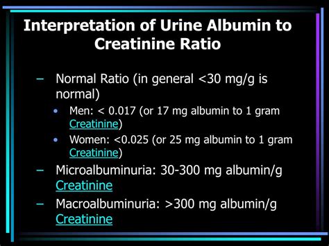 Albumin Creatinine Ratio