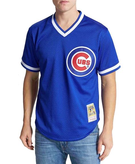 CHICAGO CUBS RYNE SANDBERG 1984 AUTHENTIC MESH BP JERSEY - Selfmade Boutique