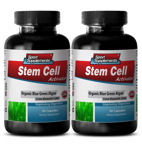 Blue Algae Supplements - Stem Cell Activator 500mg - Repair Damage ...