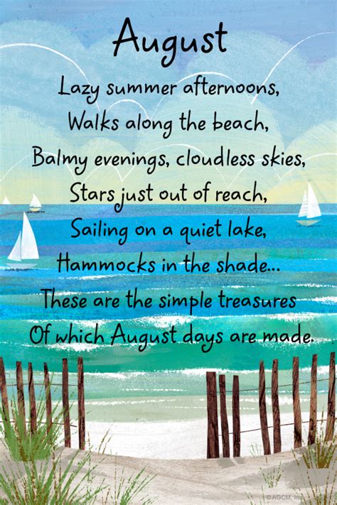 "August Poem" | August eCard | Blue Mountain eCards