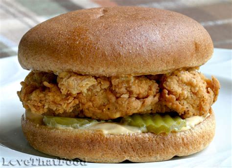 Crispy Chicken Sandwich Recipe with Picture - LoveThatFood.com