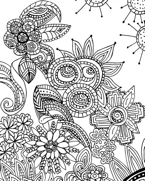 Zendoodle Coloring Pages at GetDrawings | Free download