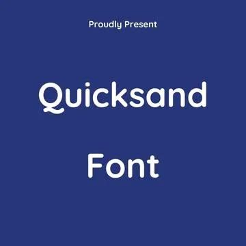 Quicksand Font Free Download