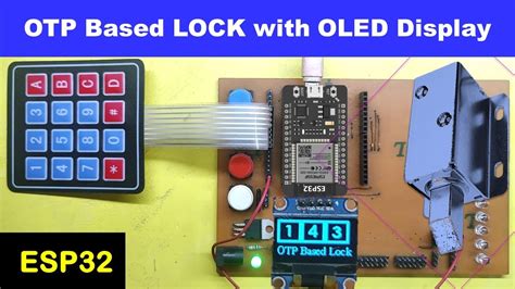 ESP32 OTP Based Door Lcok || Esp32 Door Lock Esp32 Otp