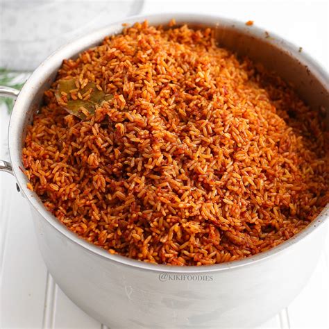 Jollof rice - Kiki Foodies