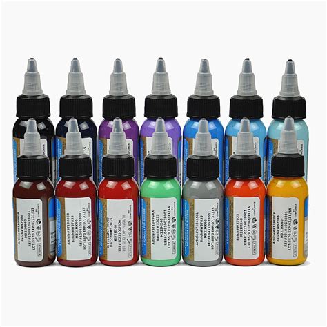 Tattoo Inks 14 Colors 30ml/bottle Tatto Pigment Inks Set For Body ...