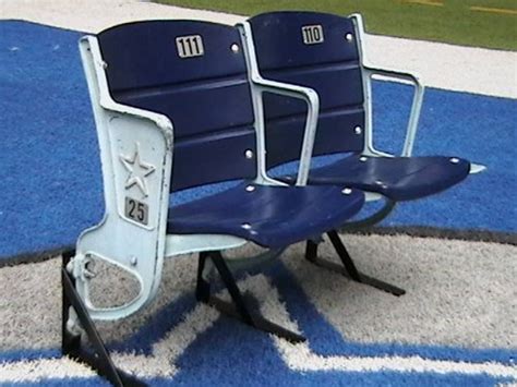 Dallas Cowboys Texas Stadium Memorabilia Stadium Seats with Logo-end - Set of 2 | Pricepulse