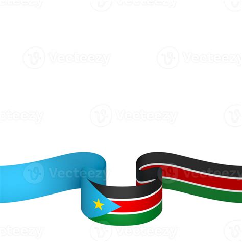 South Sudan flag element design national independence day banner ribbon png 38249350 PNG