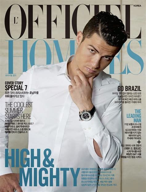 Cristiano Ronaldo Covers L'Officiel Hommes Korea – The Fashionisto