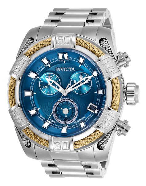 Invicta - Invicta Men's 26990 Bolt Quartz Chronograph Blue Dial Watch ...