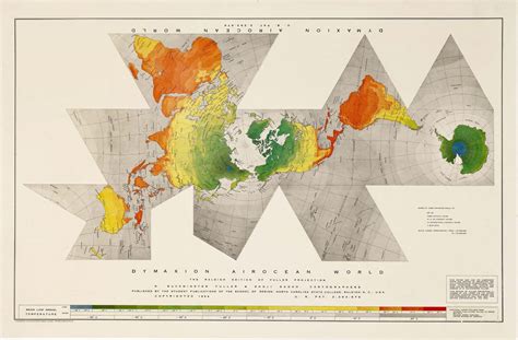 The Dymaxion Airocean World Map, by R. Buckminster Fuller - Rare ...