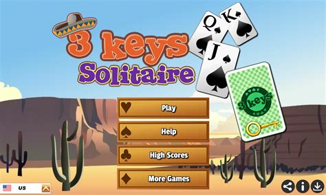 🕹️ Play 3 Keys Solitaire Game: Free Online Tripeaks Solitaire Video Game With Locked Cards