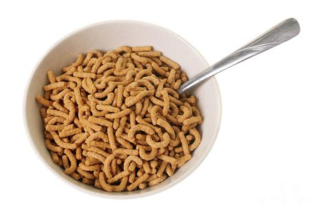 Breakfast Dry Cereal in Bowl Photograph by Donald Erickson - Fine Art ...