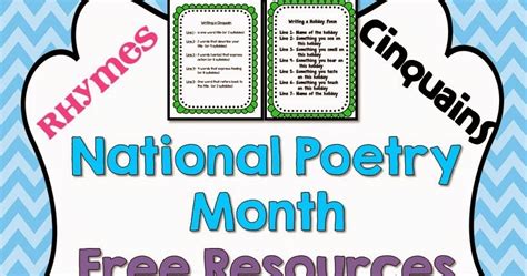 LMN Tree: National Poetry Month Free Resources