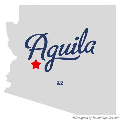 Map of Aguila, AZ, Arizona