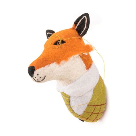 Sew Heart Felt Animal Head - Sir Finlay Fox Head – Elenfhant