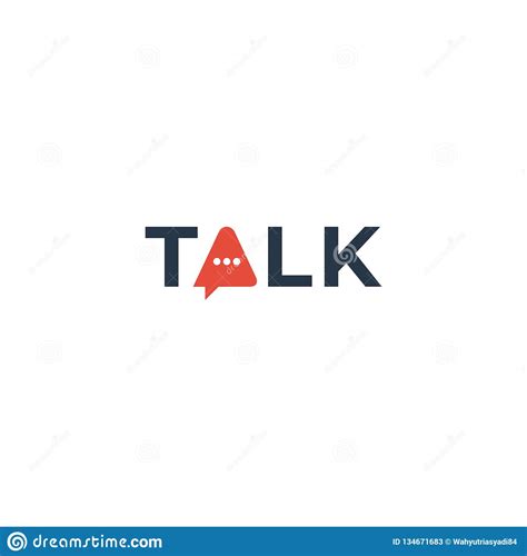 Talk vector logotype stock illustration. Illustration of icon - 134671683