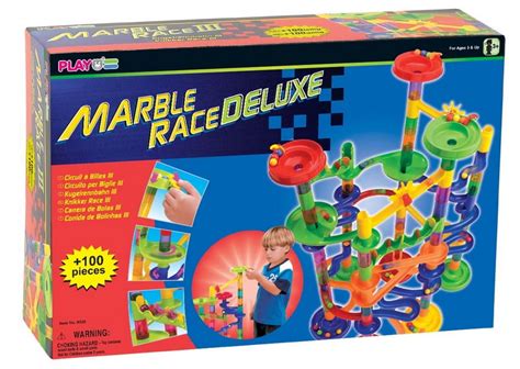 Marble Race Deluxe - Over 100 Pcs by Playgo - Walmart.com - Walmart.com