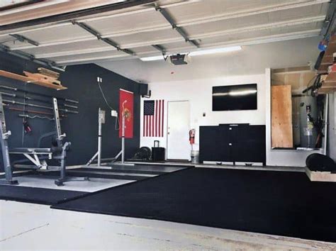 Top 75 Best Garage Gym Ideas - Home Fitness Center Designs