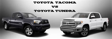 Toyota Tacoma vs Tundra