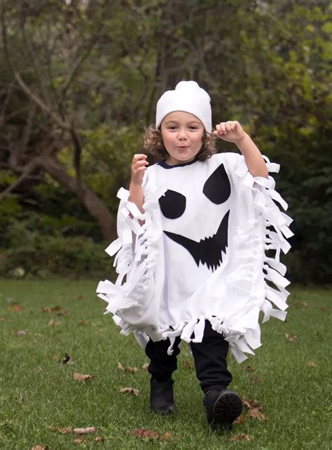 No-Sew Ghost Costume - Gina Michele | Diy halloween costumes easy, Diy costumes kids, Halloween ...