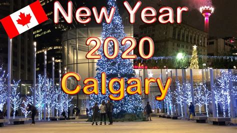 Calgary | 2020 New Year Fireworks Display @ Calgary Tower Vlog #4 - YouTube