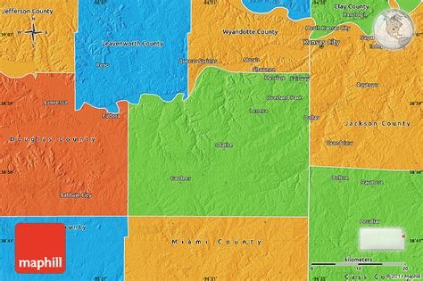 Political Map of Johnson County