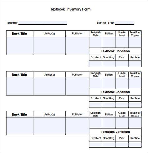 9+ Book Inventory Templates | Templates, Inventory, Books