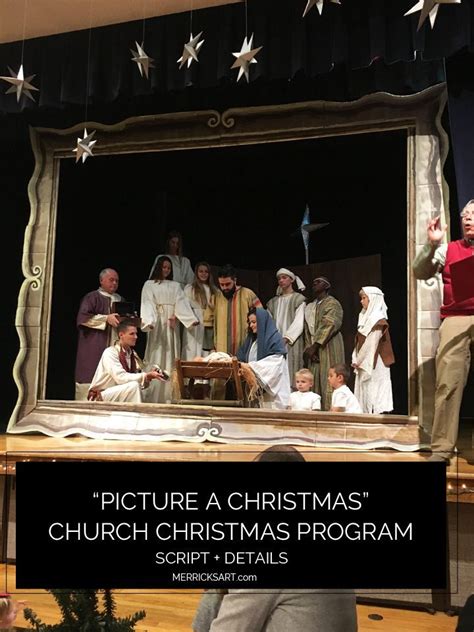 “Picture A Christmas” Church Christmas Program Details + Script (Merrick's Art) | Christmas ...