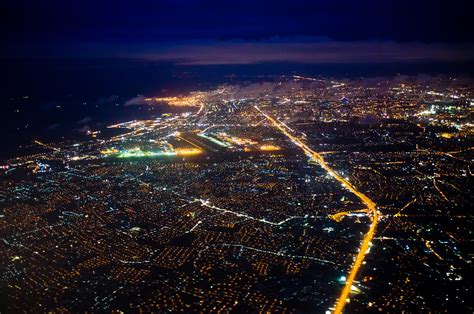 Night View of Manila | Taken from inside a plane. I think th… | Flickr