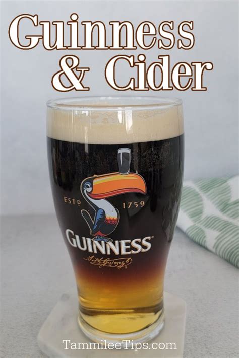 A delicious mix of Guinness and Cider Beer to create an epic beer ...