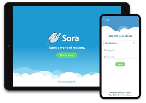 The Sora app for K-12 schools – OverDrive Resource Center