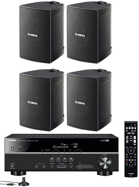 Yamaha 5.1-Channel Wireless Bluetooth 4K A/V Home Theater Receiver + Yamaha Natural Sound High ...