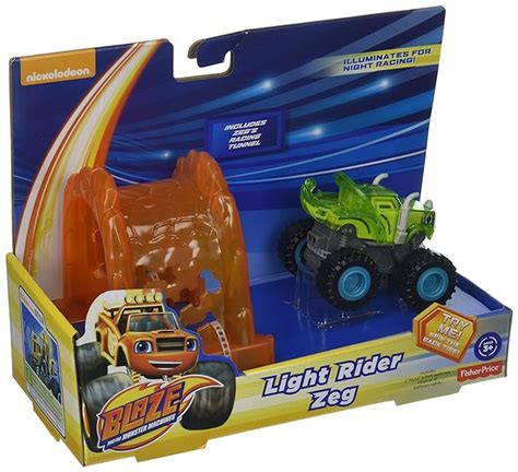 Blaze and the Monster Machines Light Rider Zeg: Amazon.co.uk: Toys & Games