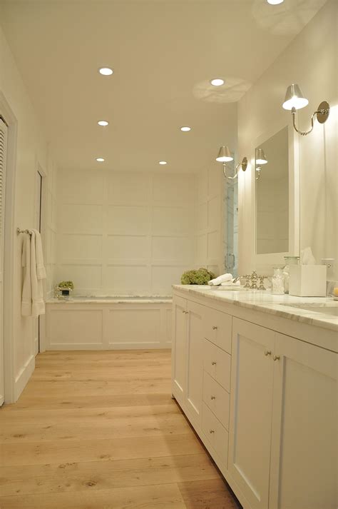 Wood floors in bathroom. Lots of polyurethane and it should be perfect. Wood Floor Bathroom ...