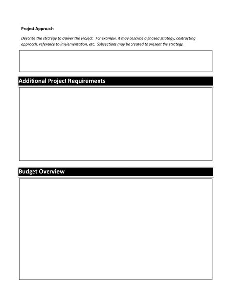 Project Management Plan Template in Word and Pdf formats - page 2 of 5