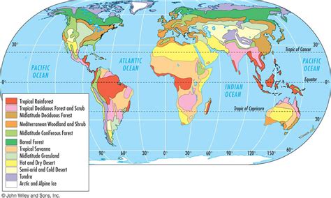 Climate Zones And Biomes