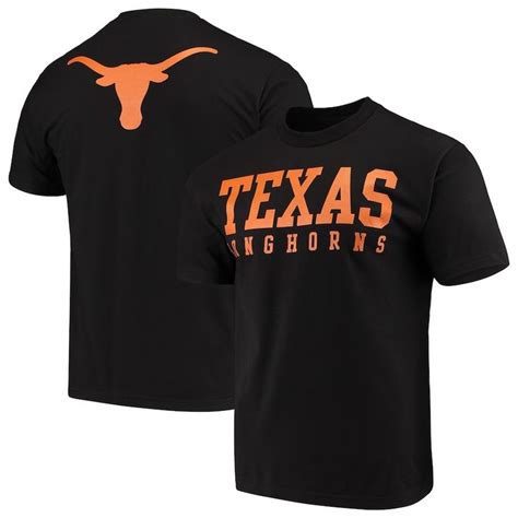 Texas Longhorns Campus Classic Two Hit T-Shirt - Black | Texas longhorns, T shirt, Shirts