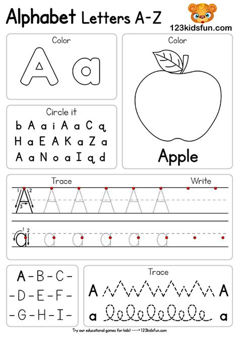 Preschool Worksheets Alphabets / Alphabet Worksheets All Kids Network ...