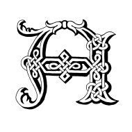 Hand drawn Celtic alphabet letter C | Celtic alphabet, Celtic fonts, How to draw hands