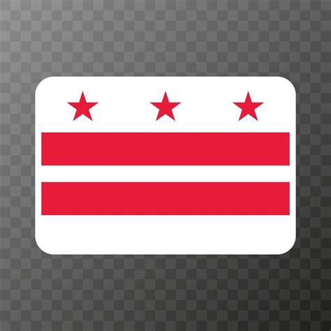 District of Columbia state flag. Vector illustration. 21554674 Vector ...