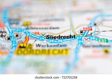 Sliedrecht On Map Stock Photo 722701258 | Shutterstock