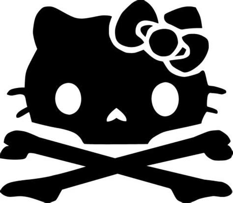 Hello kitty skull - I feel another tattoo coming on | Hello kitty pumpkin, Hello kitty tattoos ...