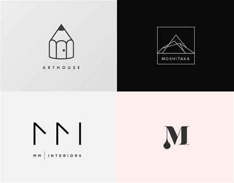Minimalistic logos – TURBOLOGO – Logo Maker Blog
