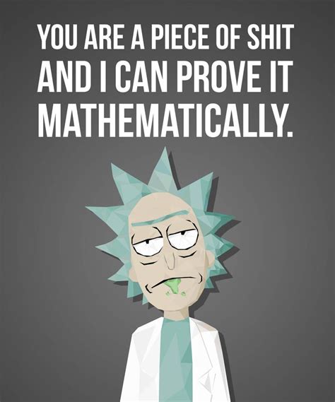 Quote from Rick | Rick, morty poster, Rick, morty quotes, Rick, morty