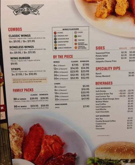 Wingstop Singapore Menu Updated Price 2024