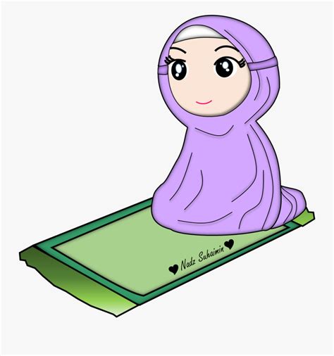 Transparent Muslim Woman Clipart - Gambar Kartun Muslimah Sholat , Free ...