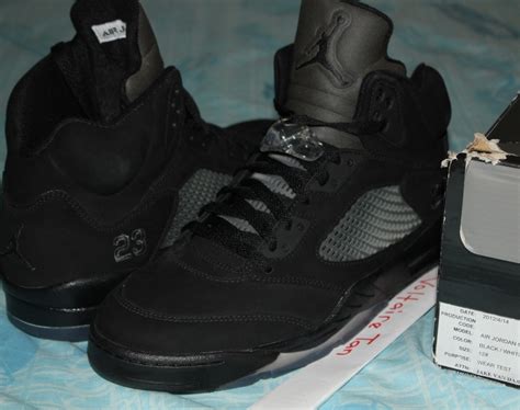 Air Jordan V: "All Black" Sample - Air Jordans, Release Dates & More | JordansDaily.com